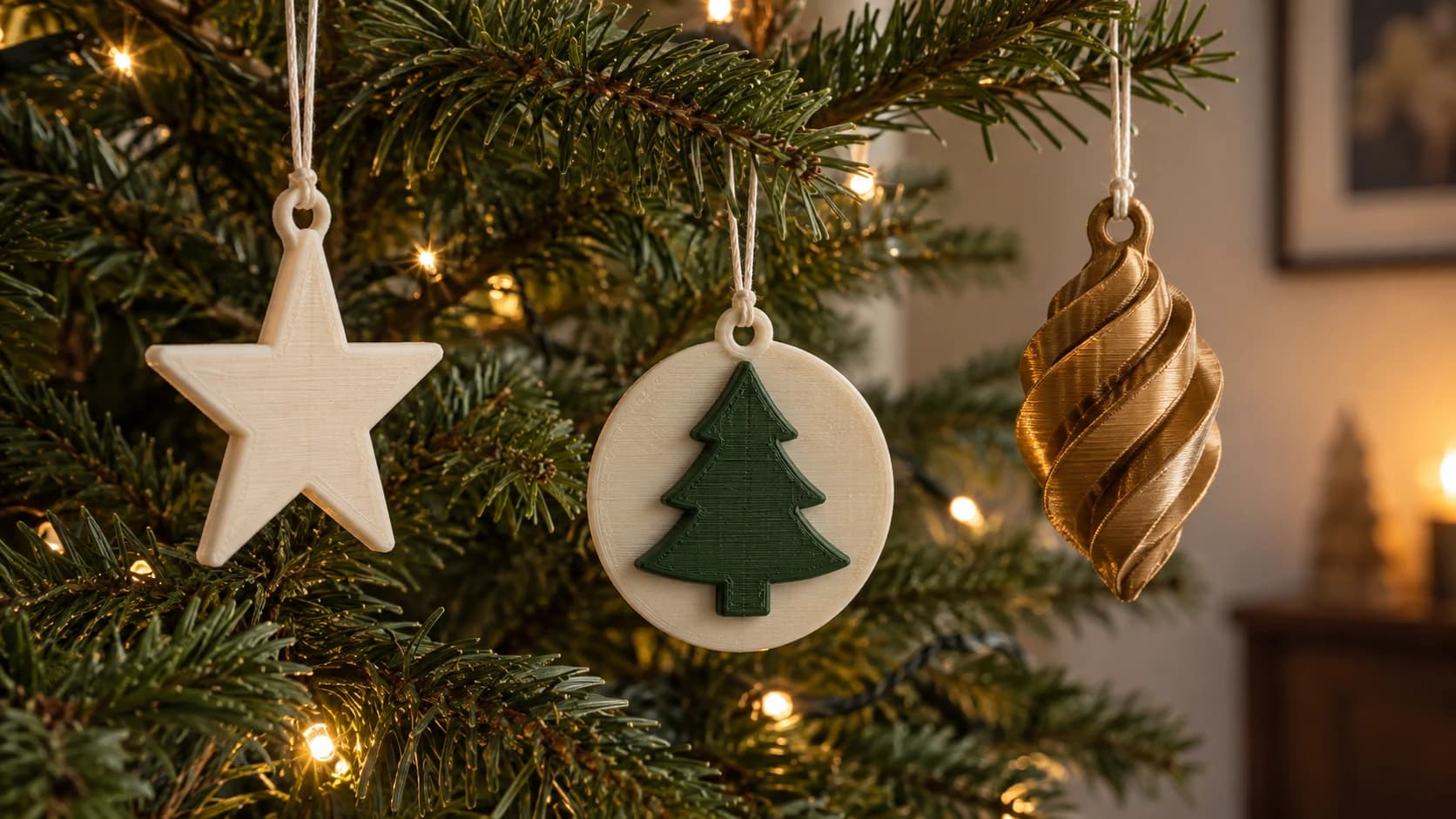Adornos navideños impresos en 3D: 5 estilos que merece la pena imprimir este año
