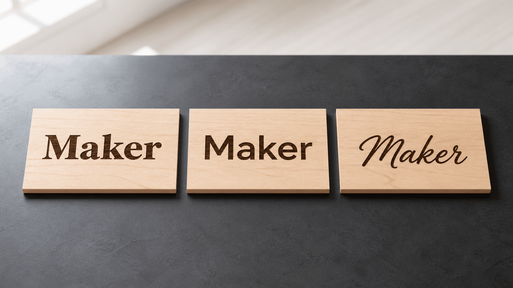 Choosing Fonts for Laser Engraving and Vinyl Cutting