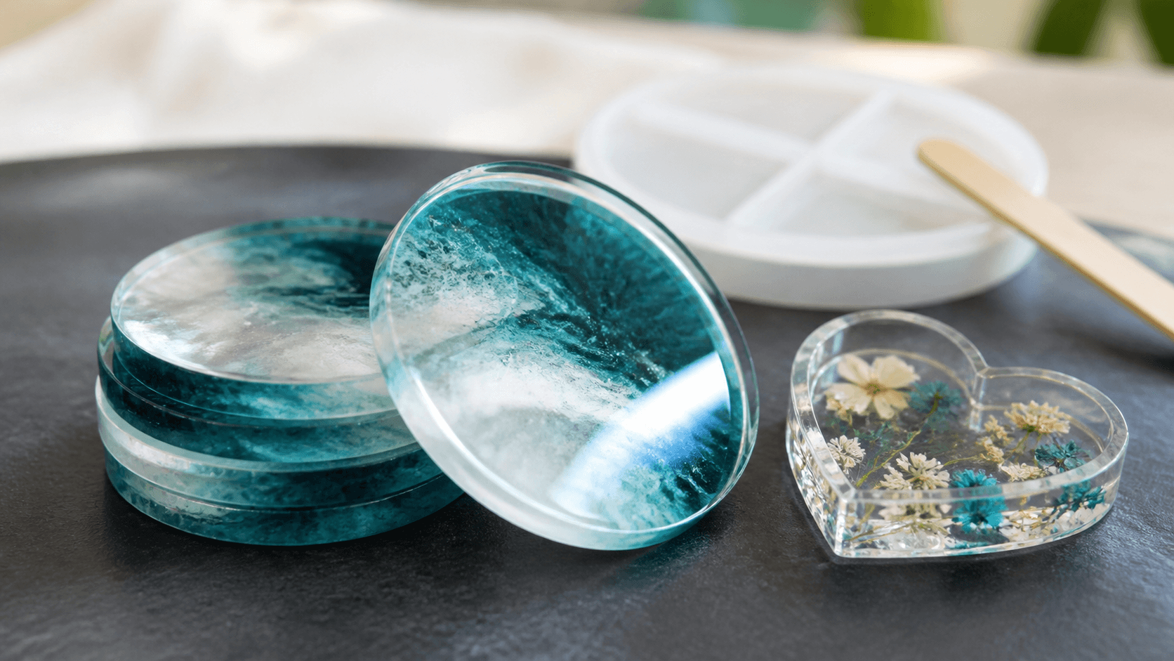 25 idee di resin art per principianti