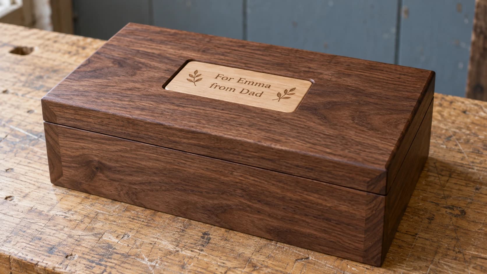 How to Add a Custom Engraved Sign to a Wood Project