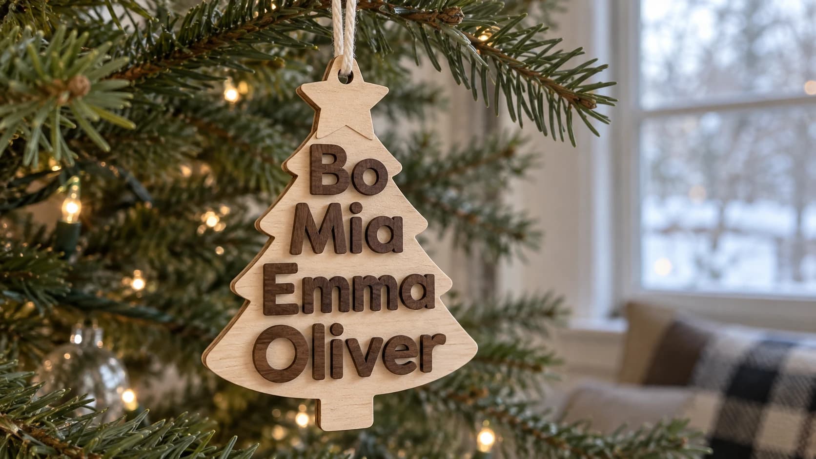 How to Make Stacked Family Name Ornaments and Signs