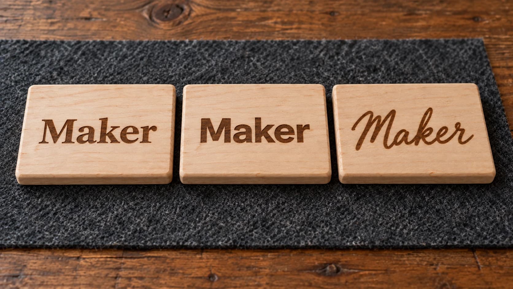 Choosing Fonts for Laser Engraving and Vinyl Cutting